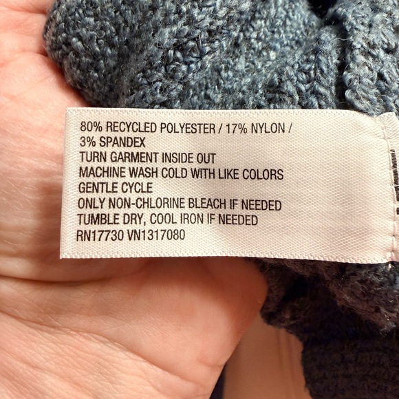 Wild Fable Blue and Gray Turtleneck Sweater - Picture 7 of 7